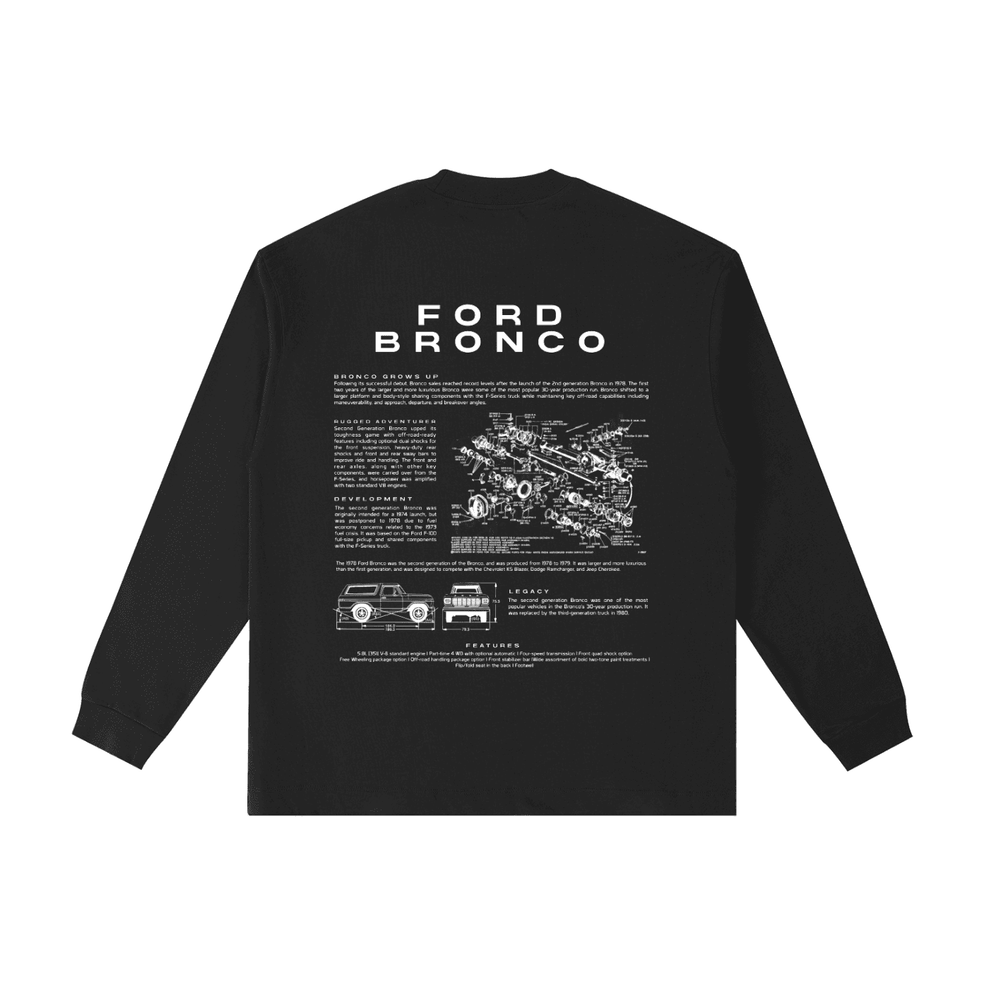 FORD BRONCO LONG SLEEVE