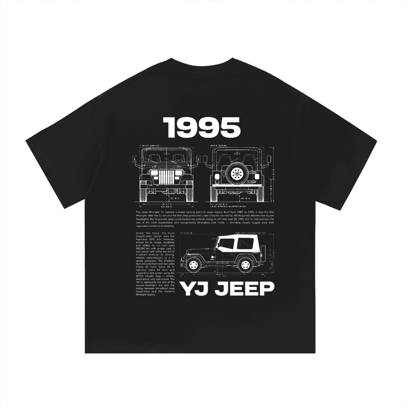 JEEP YJ 1995 T-SHIRT
