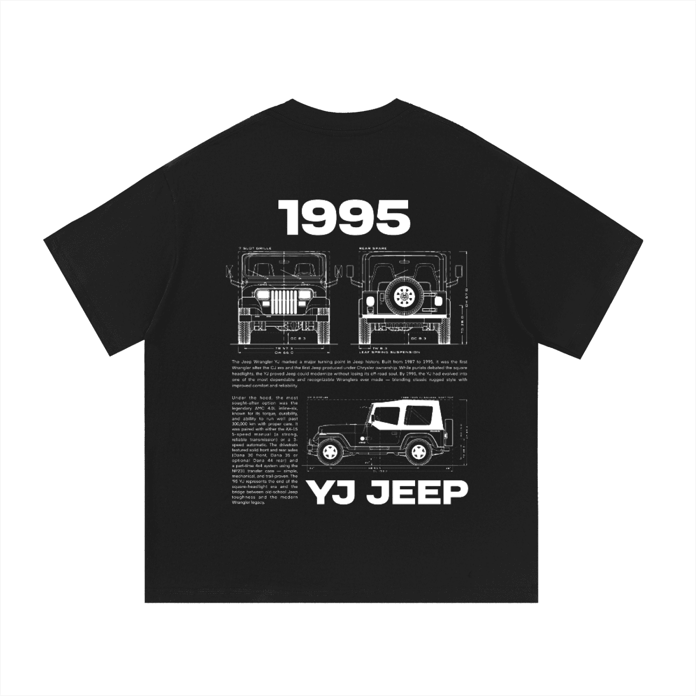 JEEP YJ 1995 T-SHIRT — image 1