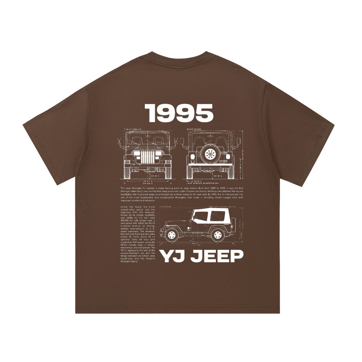 JEEP YJ 1995 T-SHIRT — image 10