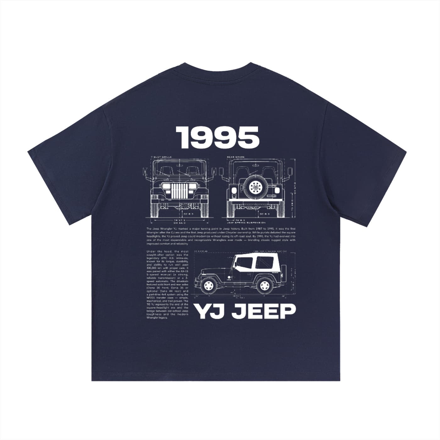 JEEP YJ 1995 T-SHIRT — image 4