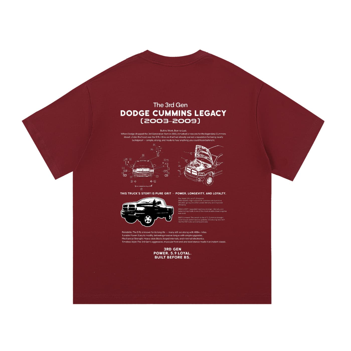 3RD GEN CUMMINS T SHIRTS — image 2