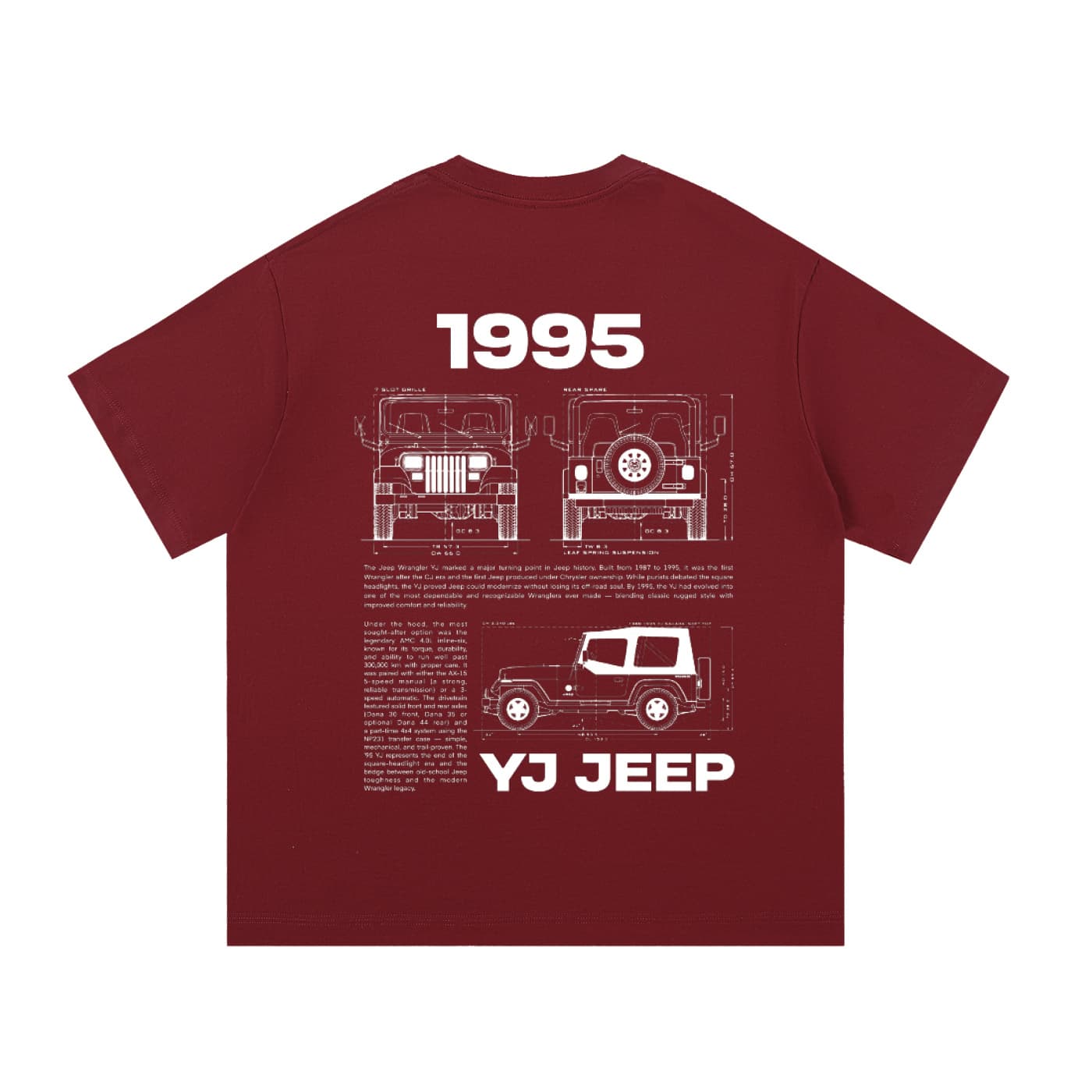 JEEP YJ 1995 T-SHIRT — image 6