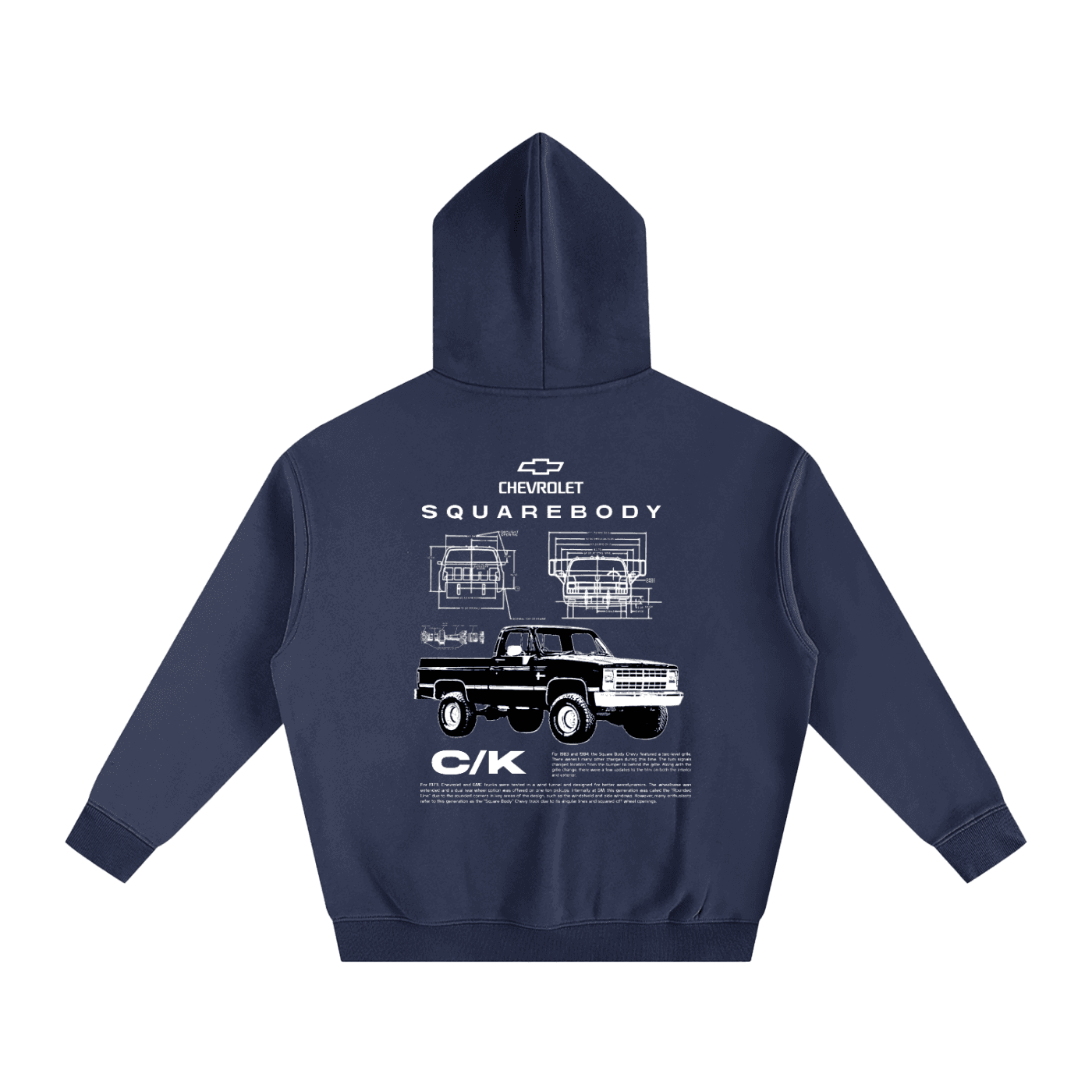 Chevy Squarebody — Simple Series Hoodie — image 5