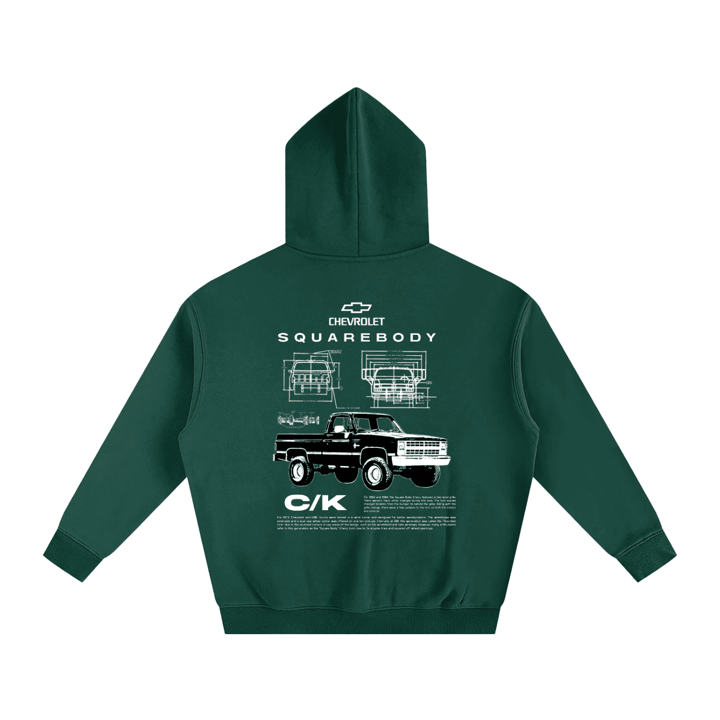 Chevy Squarebody — Simple Series Hoodie — image 7