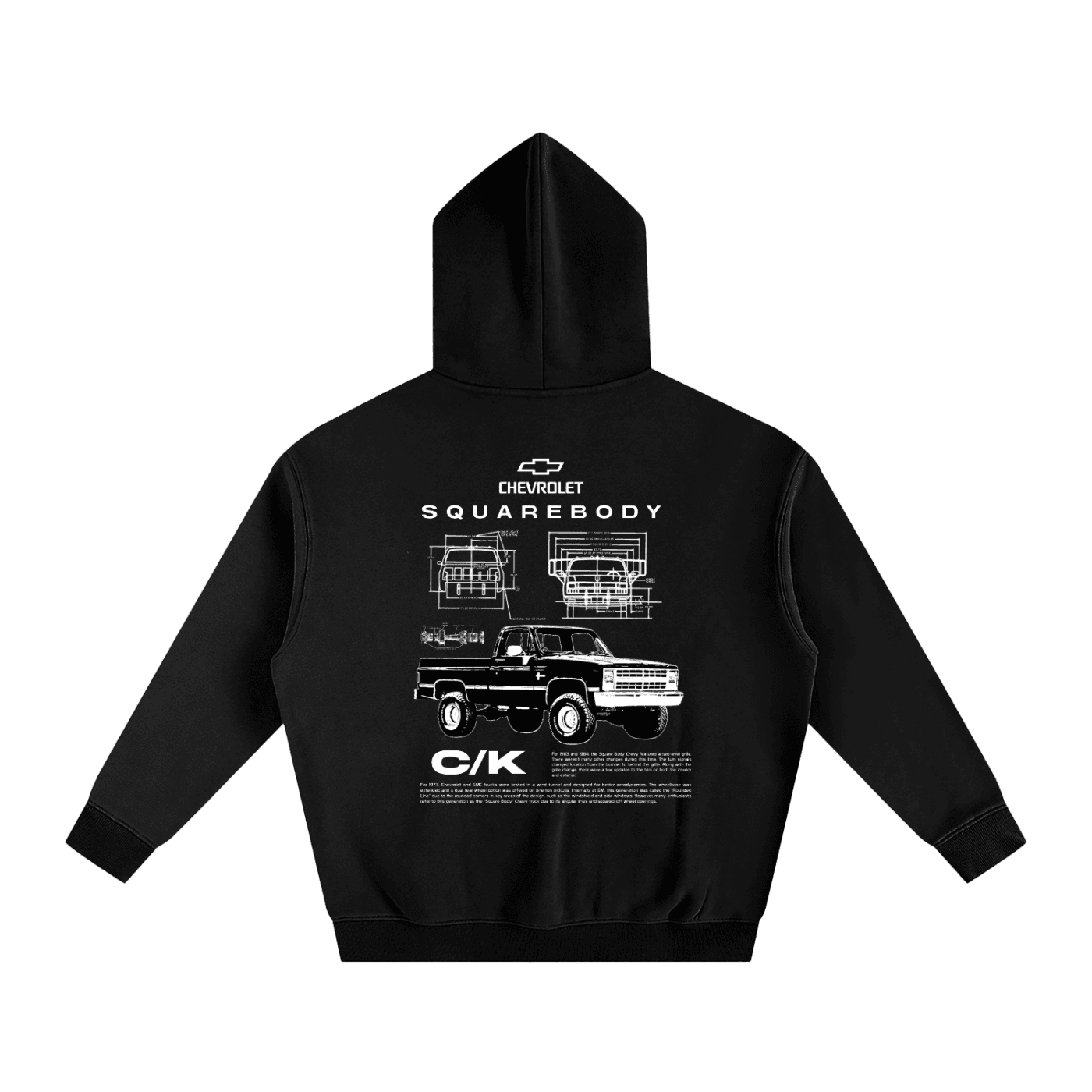 Chevy Squarebody — Simple Series Hoodie — image 9