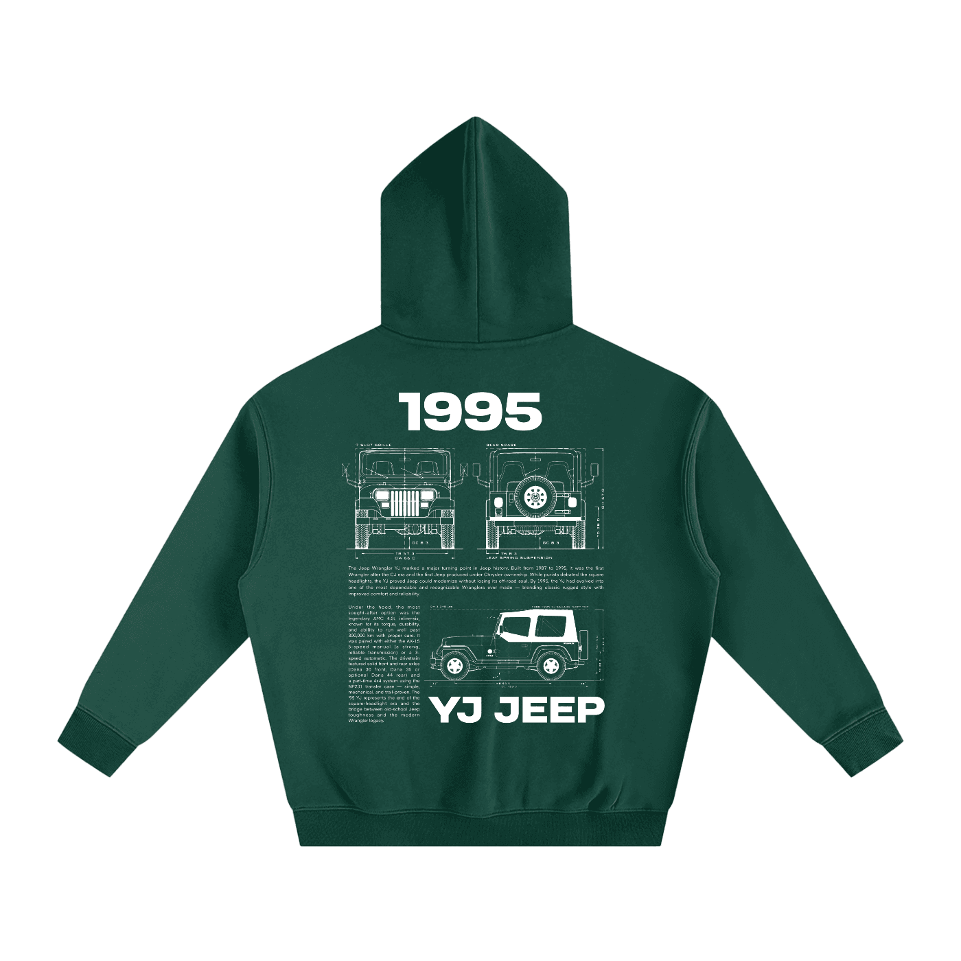 1995 JEEP YJ HOODIE — image 1