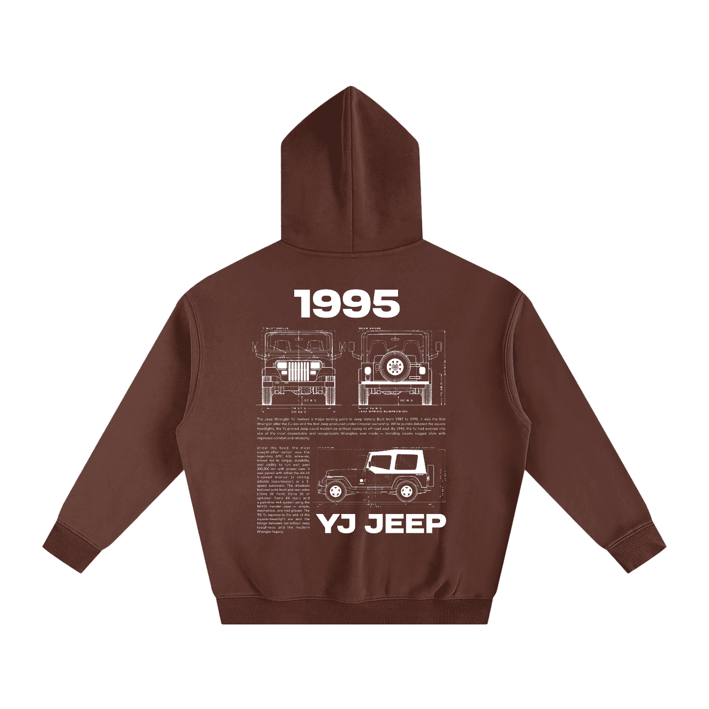 1995 JEEP YJ HOODIE — image 5