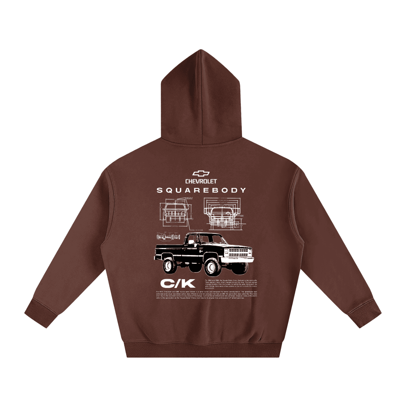 Chevy Squarebody — Simple Series Hoodie — image 3